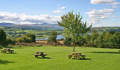 Camping at Llangorse Activity Centre