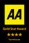 4 AA Gold Stars Farmhouse