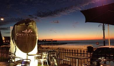 Sunset at Gwesty Cymru