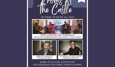 Proms at the Castle poster