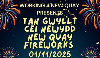 New Quay Fireworks 2025