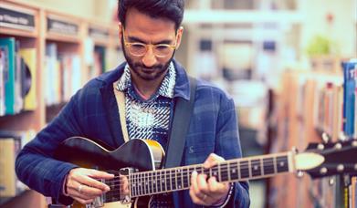 Amit Dattani - The Wrong Kind Of One Album Release Tour at The Globe Theatre, Hay On Wye.