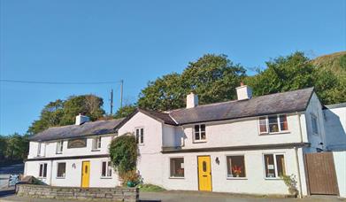 As seen on a sunny day, from the B4405.