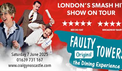Faulty Towers Dinning Experience at Craig y Nos Castle