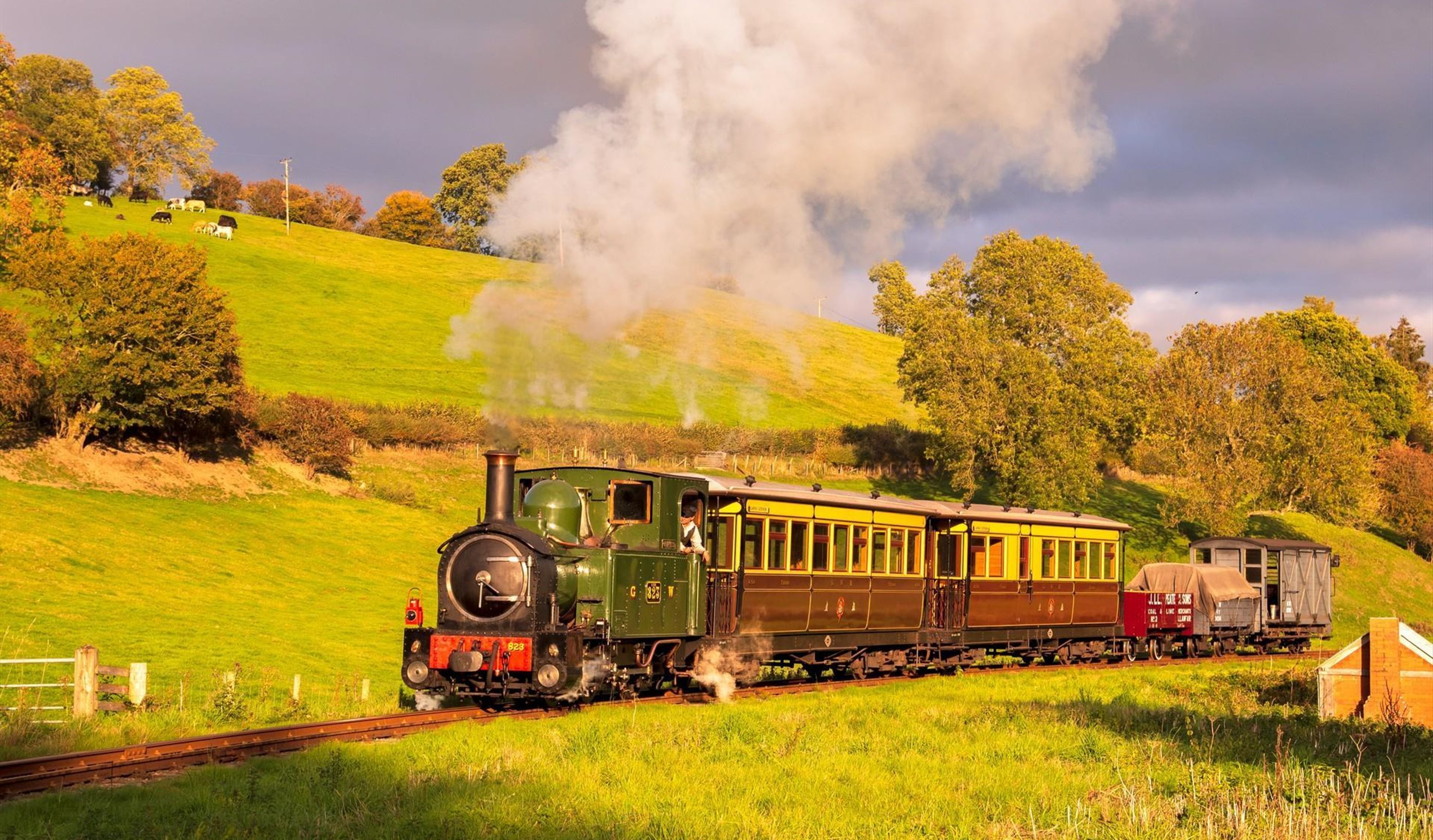 Countess in Steam. Welshpool and Llanfair Light Railway