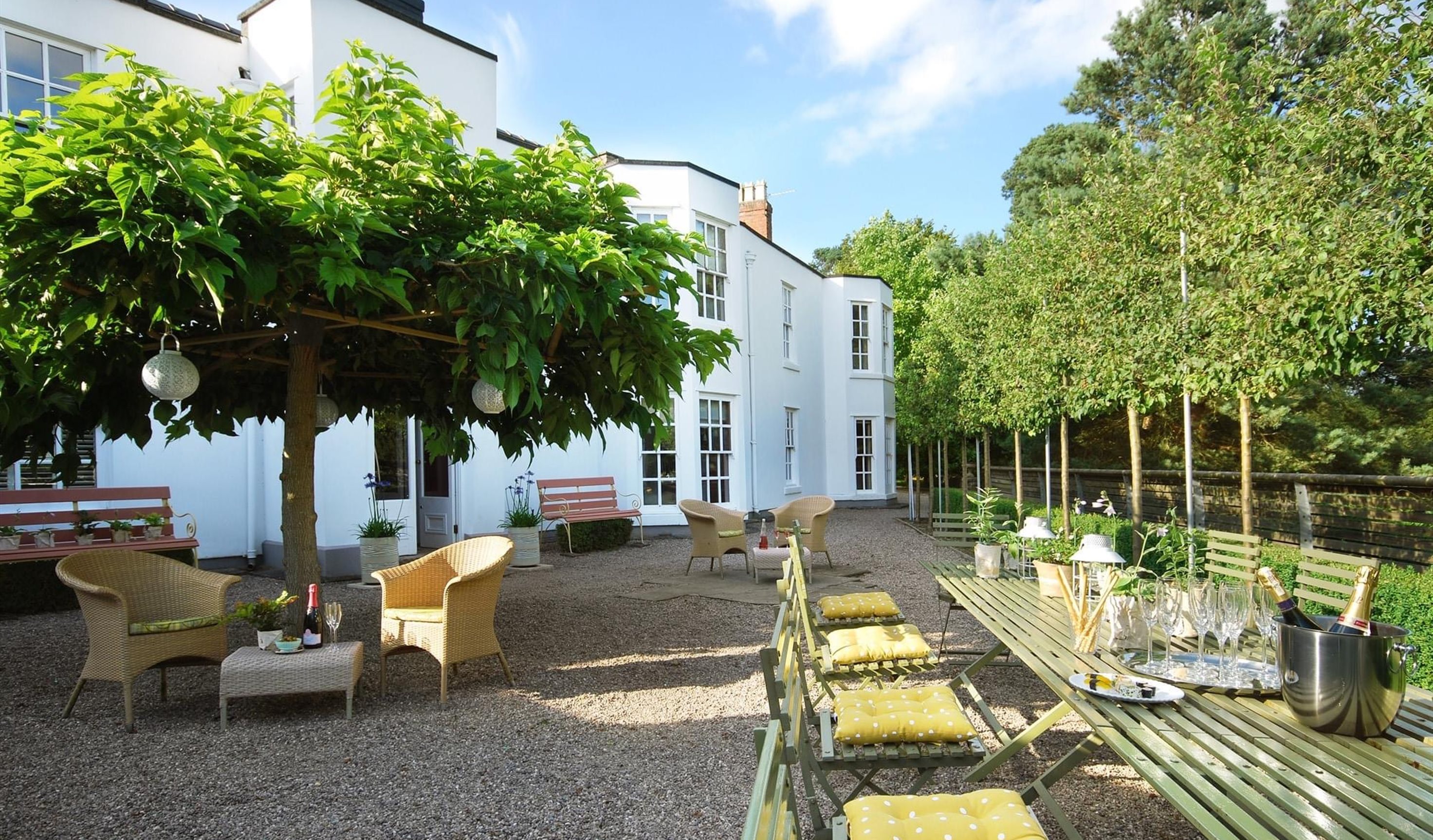 The Hall and outdoor Terrace