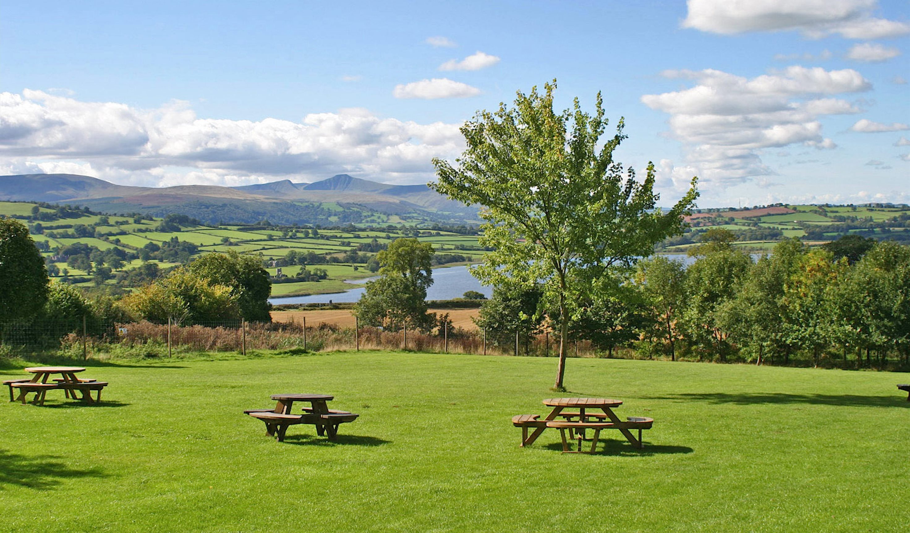 Camping at Llangorse Activity Centre