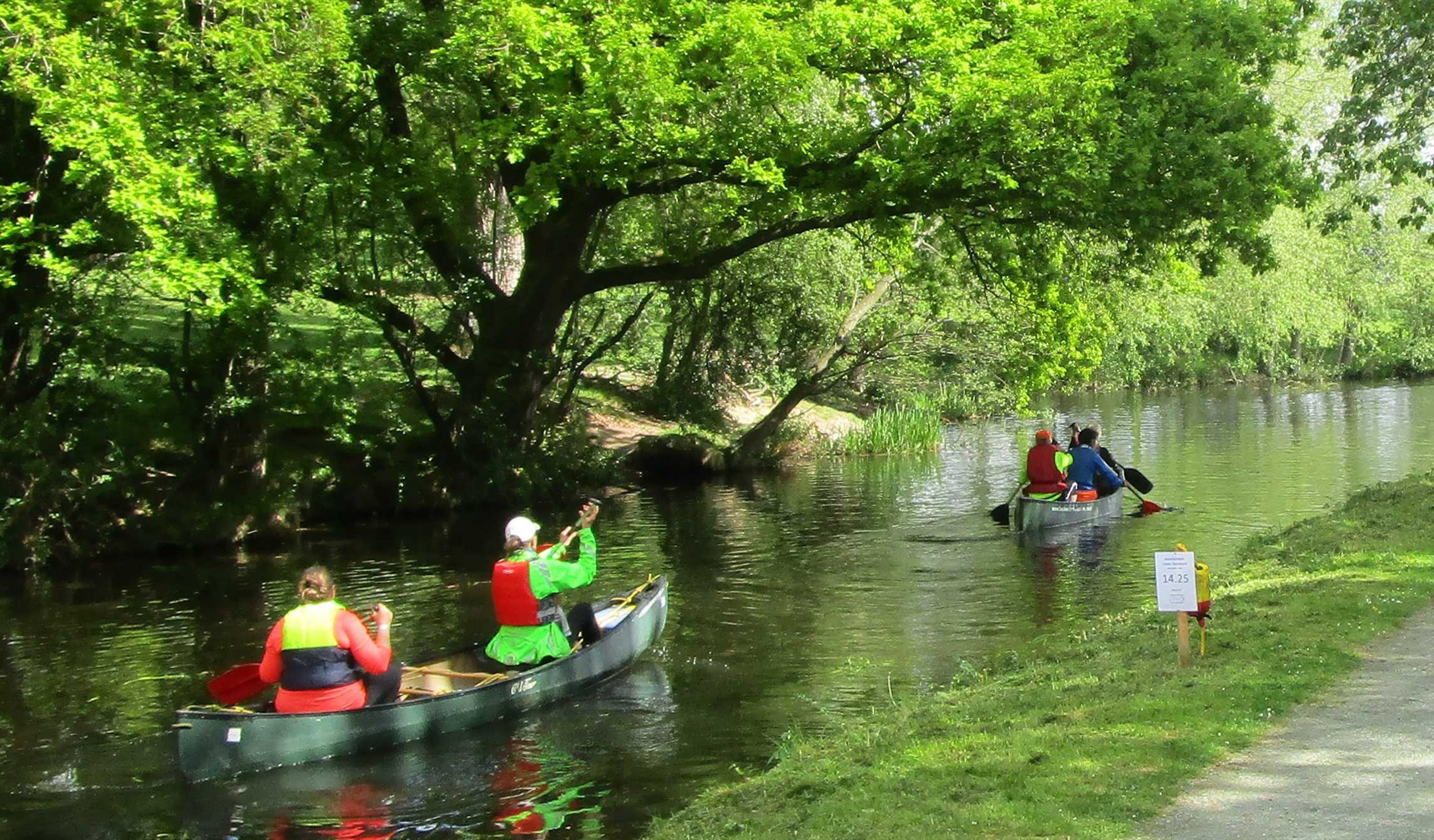 Montgomery Canal Triathlon | Canoeing Section