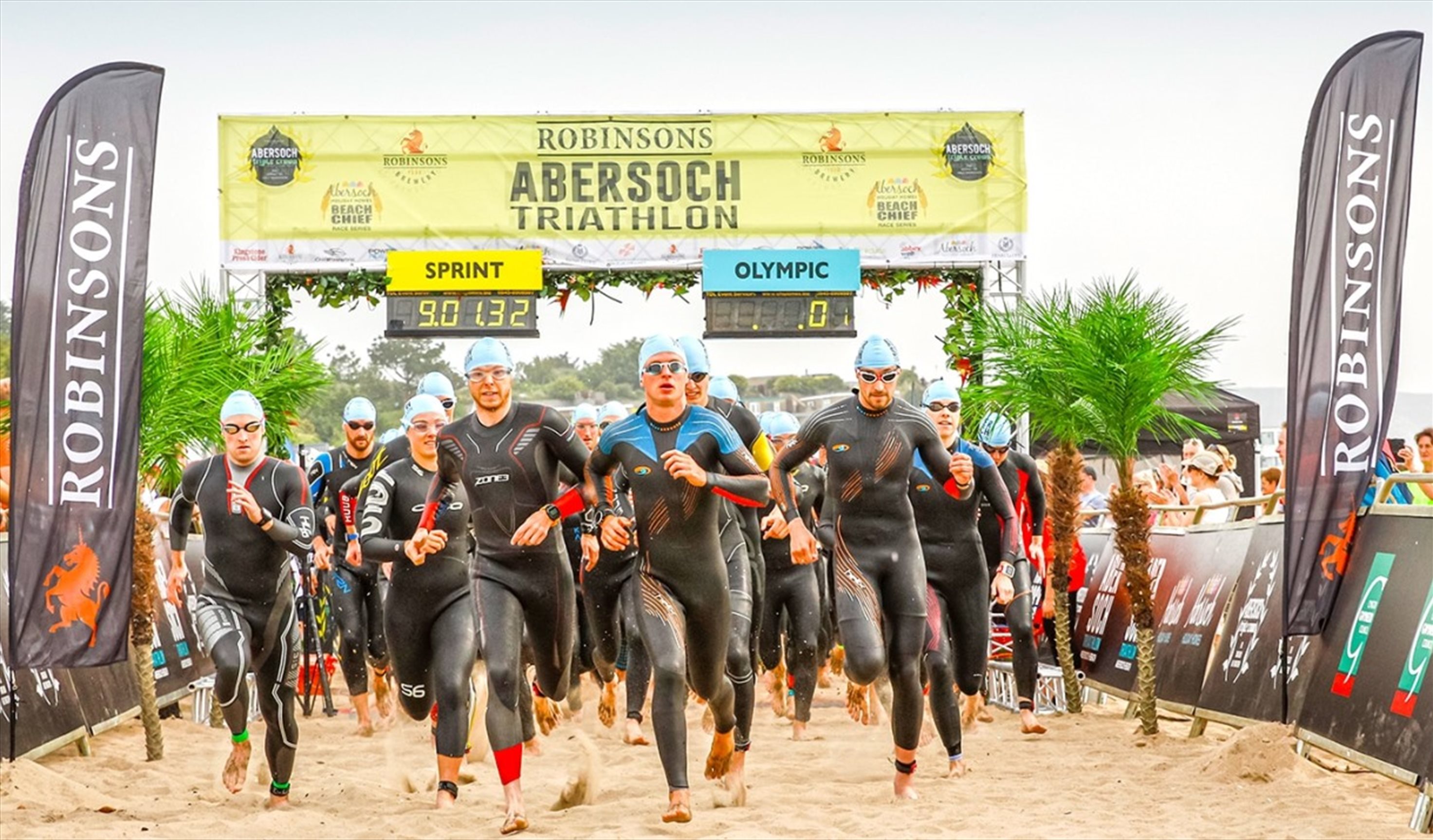 Abersoch Triathlon Swim Start