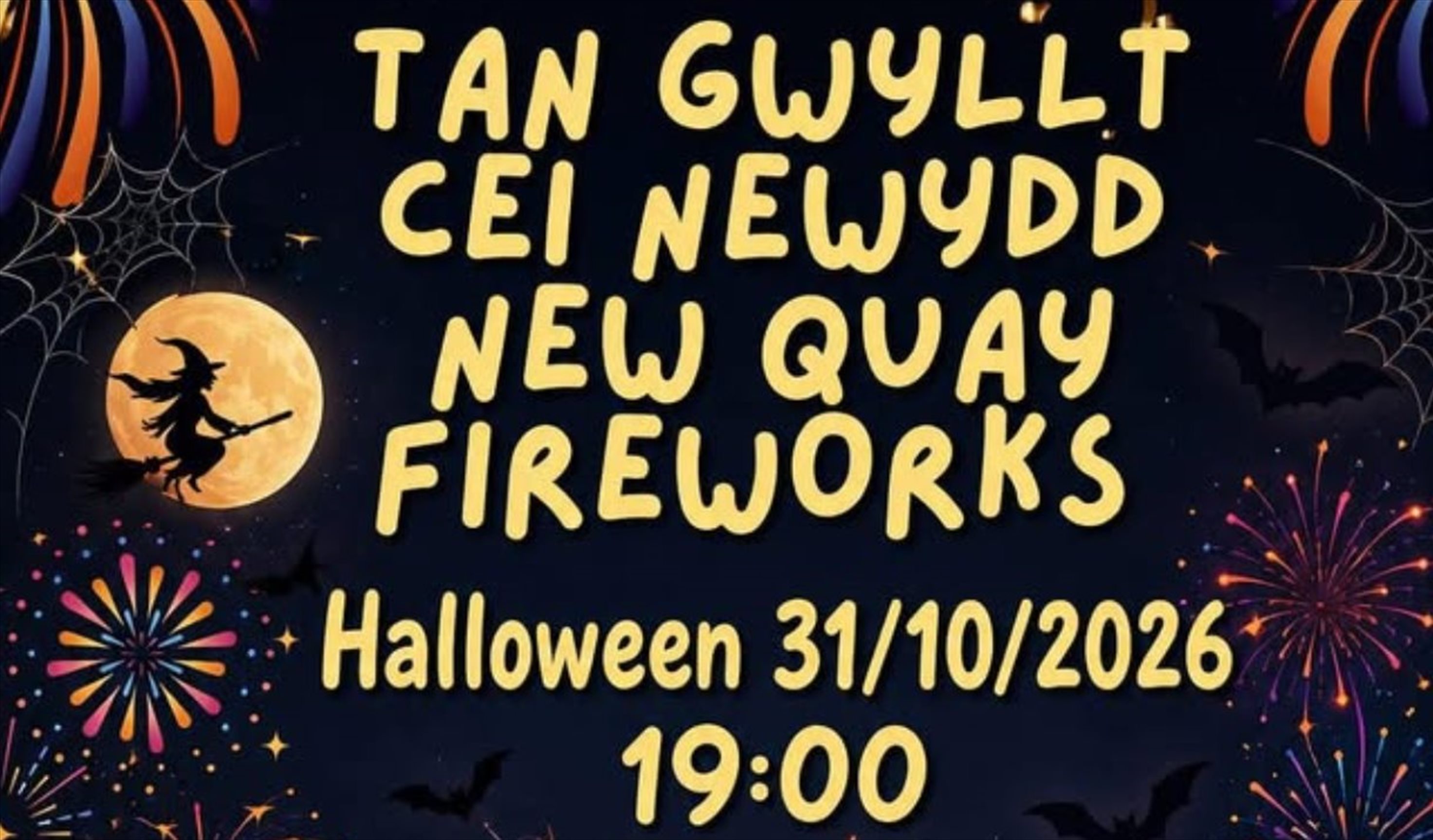 New Quay Halloween Fireworks Display