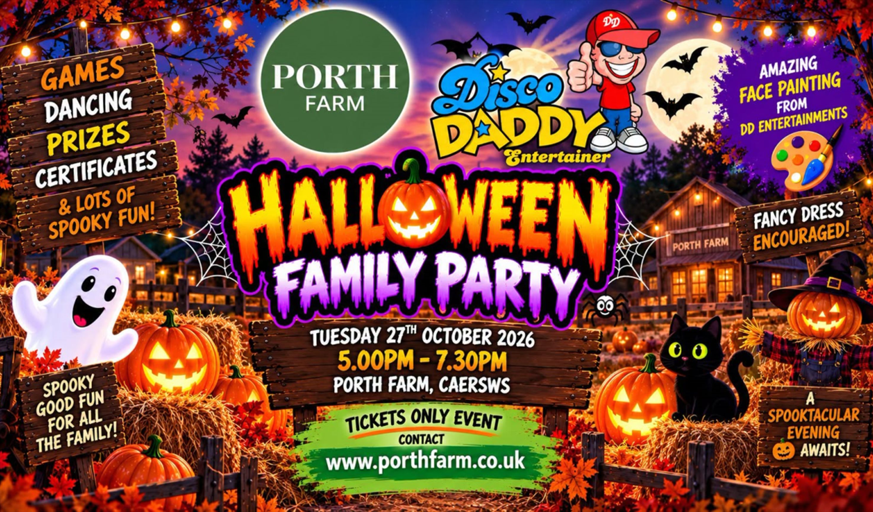 Halloween Disco Daddy Poster