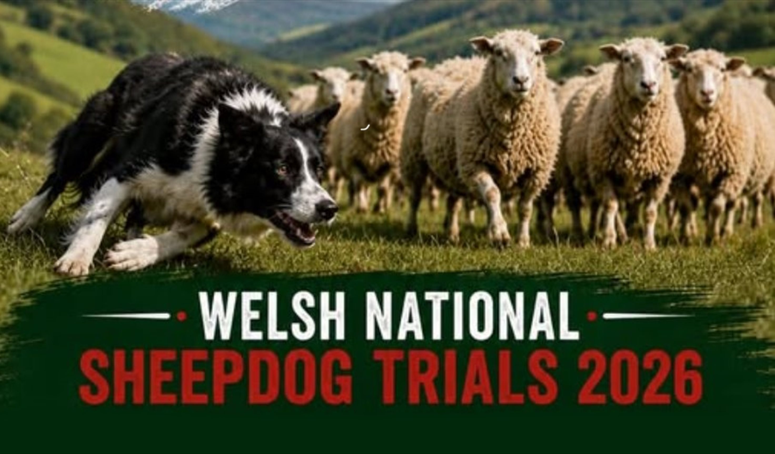 Sheepdog Welsh National Trials 2026