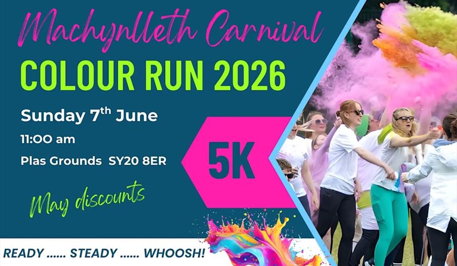 Starting Line Machynlleth Colour Run