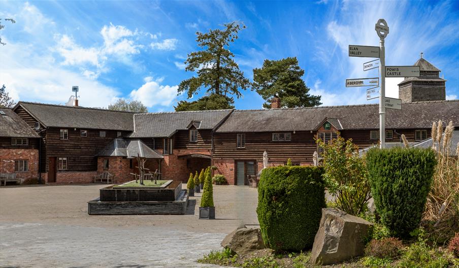 Courtyard at Bettws Hall