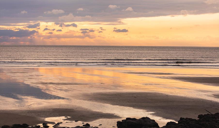 Porthcawl - Sker Beach and Pink Bay