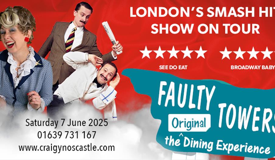 Faulty Towers Dinning Experience at Craig y Nos Castle