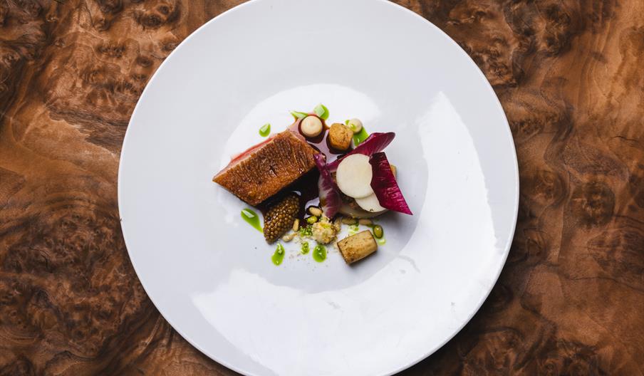 The Gunroom Restaurant, as featured in The Michelin Guide, winner of Best Place to Eat 2025 a the Visit Wales National Awards