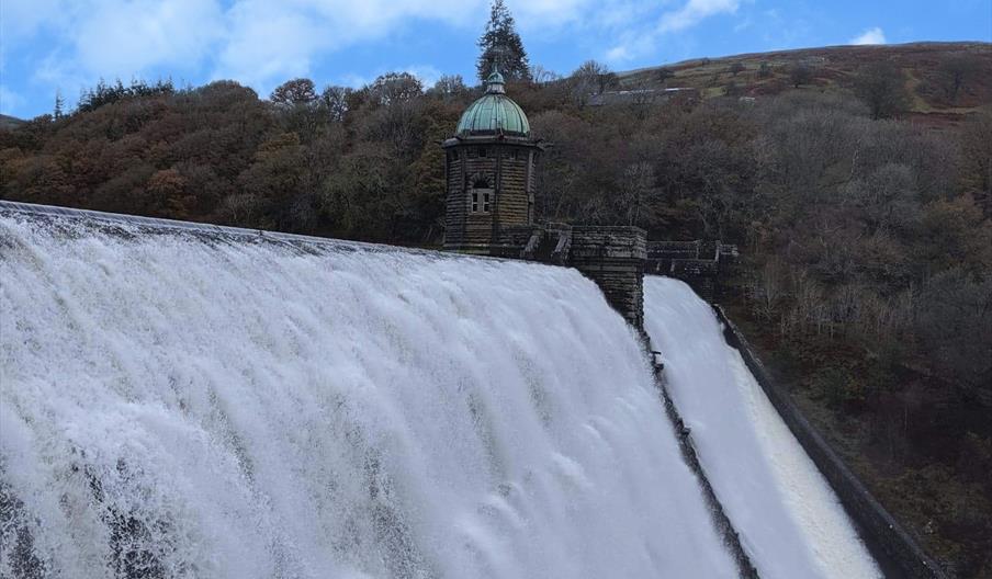 Pen y Garreg Dam at the Elan Valley