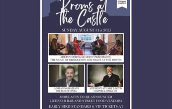 Proms at the Castle poster