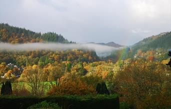 View over Betws Y Coed