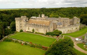 A view of St Donat's Castle