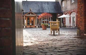 Gregynog Café Courtyard