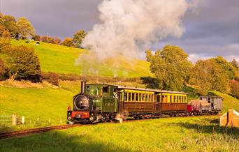 Countess in Steam. Welshpool and Llanfair Light Railway