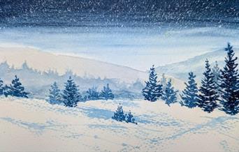 Christmas Art Class at Gregynog