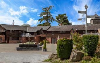 Courtyard at Bettws Hall