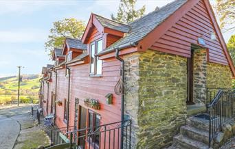 Barn View Cottages near Llanidloes, Oak Cottage exterior