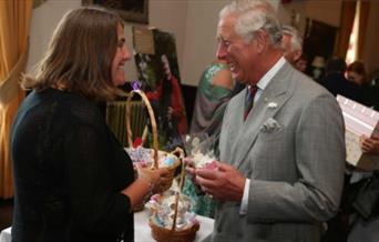 Prince Charles at  Craig y Nos Castle 2016