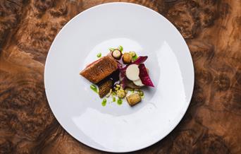 The Gunroom Restaurant, as featured in The Michelin Guide, winner of Best Place to Eat 2025 a the Visit Wales National Awards