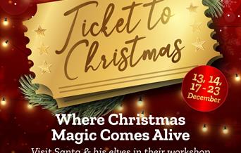 A Ticket to Christmas promotional flyer