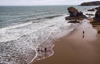 Llangrannog Beach