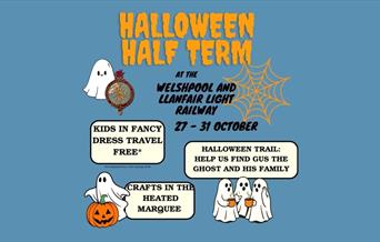 Halloween fun at Welshpool & Llanfair Railway