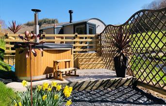 Mid Wales Luxury Shepherds Hut