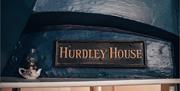 House plaque in situ above door