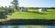 Lets Glamp Retro Luxury Glamping in West Wales - Madonna and Queen from over the pond