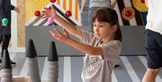 Young person, Using Bernoulli  Blower