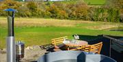 Lets Glamp Retro Luxury Glamping in West Wales - Queen hot tub