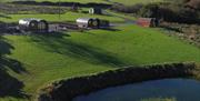 Lets Glamp Retro Luxury Glamping in West Wales - site overview