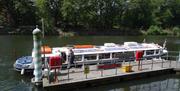 Bute Park city centre pontoon, close to Cardiff Castle