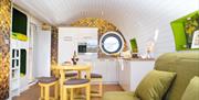 Lets Glamp Retro Luxury Glamping in West Wales - Queen interior