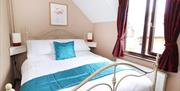 Barn View Cottages, Beech Cottage double bedroom near Llanidloes