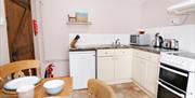 Barn View Cottages, Beech Cottage kitchen near Llanidloes