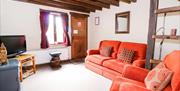 Barn View Cottages, Beech Cottage living room near Llanidloes