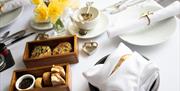 Afternoon Tea at Plas Dinas Country House, Snowdonia, Gwynedd, North Wales