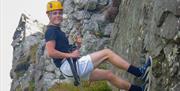 Rock climbing at Active Learning Centres