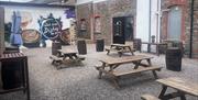 Outdoor seating
Beer Garden