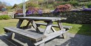 Picnic Bench at Edward Thomas Cottage